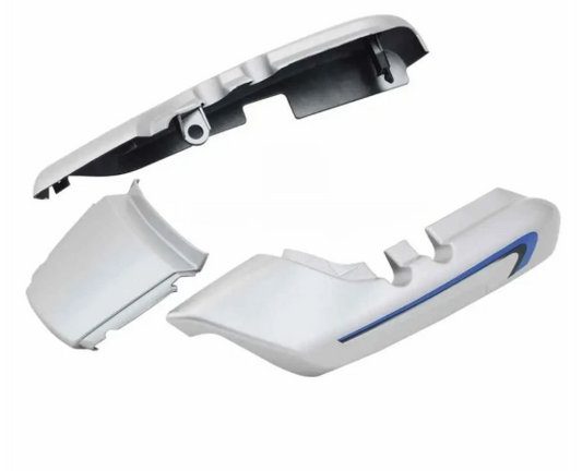 Tail Panel/seat Cowl for hero Splendor Plus (New Model)Silver-GENUINE