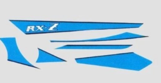 Sticker Set for RX Z(Blue Tank) -YAMAHA