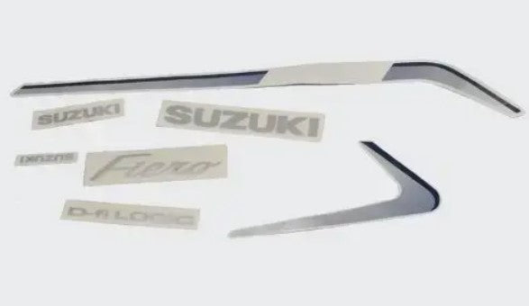 Sticker Set for Fiero F2 [Blue Tank]-TVS