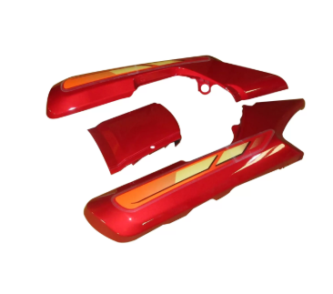 Tail Panel/seat Cowl for hero Hf Deluxe (Ibs) Red-GENUINE