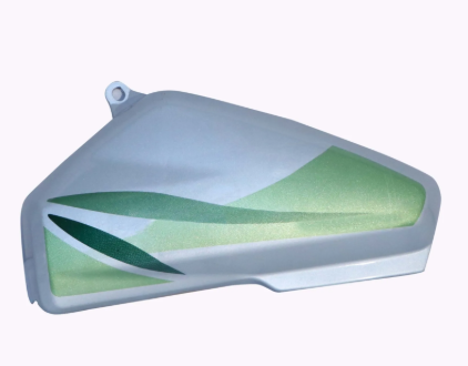 Side Panel/cover for hero Hf-deluxe (Green Silver)-GENUINE