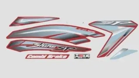 Sticker Set for Shine SP T2 (RedTank)-HONDA