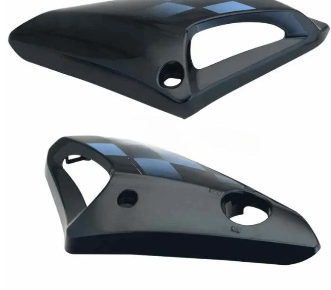Tank Side Cover/panel Set (lh+rh) for hero Honda Glamour N/m Black (blue Stk)-HERO