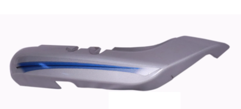 Tail Panel/seat Cowl for hero Splendor Pro (Small Plate Silver)-GENUINE