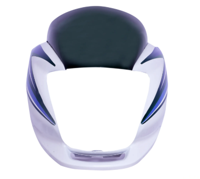 Head Light Visor/mask for hero Passion Pro (Digital White)-HERO