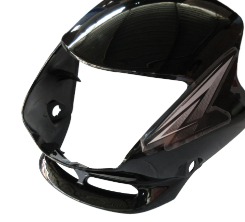 Head Light Visor/mask for honda Cb Shine (Black grey Stk)-HONDA