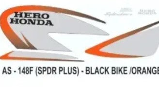 Graphics Sticker  for Splendor Plus-HERO