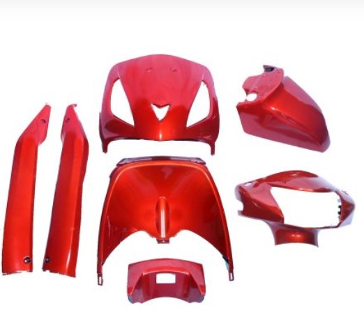 Body Kit	 for TVS JUPITER (Red)-TVS