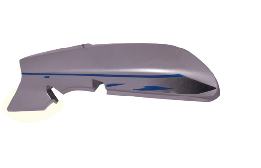 Tail Panel/seat Cowl for tvs Victor (Silver)-GENUINE