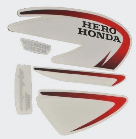 Sticker set [Black Tank Red] for Splendor Plus-HERO