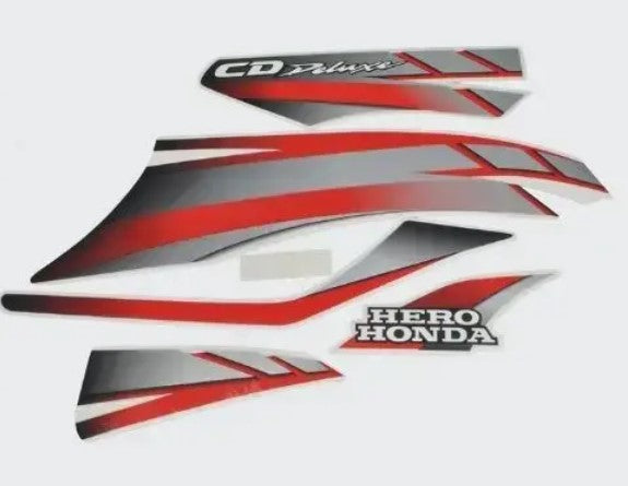 Sticker Set for Hero CD-Deluxe T4  [Black Tank-Red]-HERO