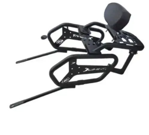 SADDLE STAY WITH PLATE CARRIER AND BACKREST FOR DOMINAR 250-BAJAJ