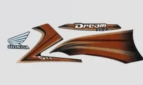 Sticker Set  for Yuga [Brown Tank]-HONDA