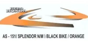 Graphics Sticker for HERO SPLENDOR-HERO