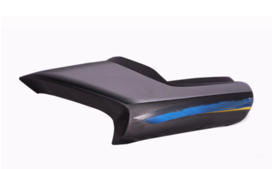 Tail Panel/seat Cowl for hero Super Splendor New Mode) Grey silver Bike-GENUINE