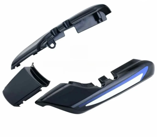 Tail Panel/seat Cowl for hero Splendor Plus (Black blue Stk)-HERO