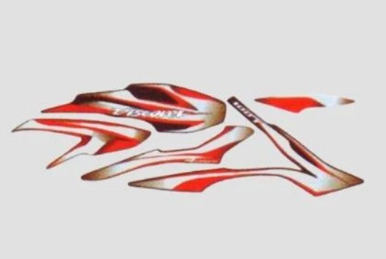 Sticker set  [Red Tank] for Discover 125 ST-BAJAJ