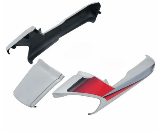 Tail Panel/seat Cowl for hero Hf Deluxe( Silver)-GENUINE