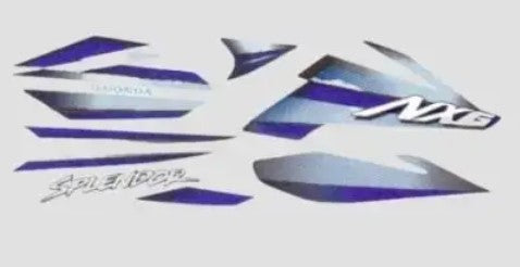 Sticker Set Splendor NXG T4 [Black Tank-Blue ]-HERO