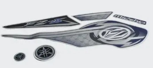 Sticker Set for  FZS T5 [Blue Tank]-YAMAHA