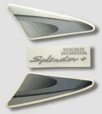Sticker H.L.Firing for Splendor Plus [Black Tank-Grey] New Model-ABK