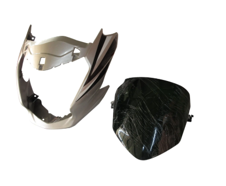 Head Light Visor/mask for hero Passion Xpro (Silver)-HERO