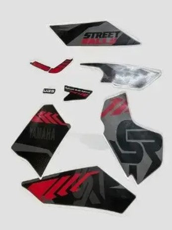 Sticker Set  for Ray ZR ( Black/Red)-YAMAHA