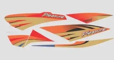 Sticker Set for  Pleasure T6 [Red Shield]-HERO