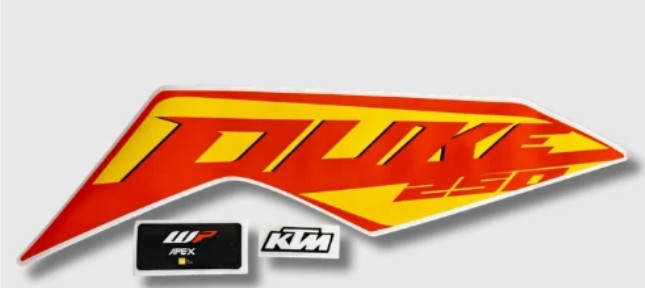 Sticker Set for Duke 250 -KTM