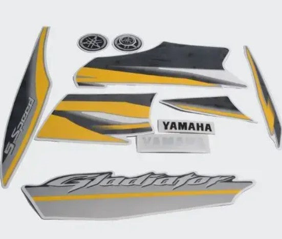 Sticker Set for  Gladiator [Silver Tank]-YAMAHA