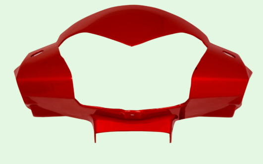 Head Light Visor/mask for mahindra Gusto (Red)-MAHINDRA