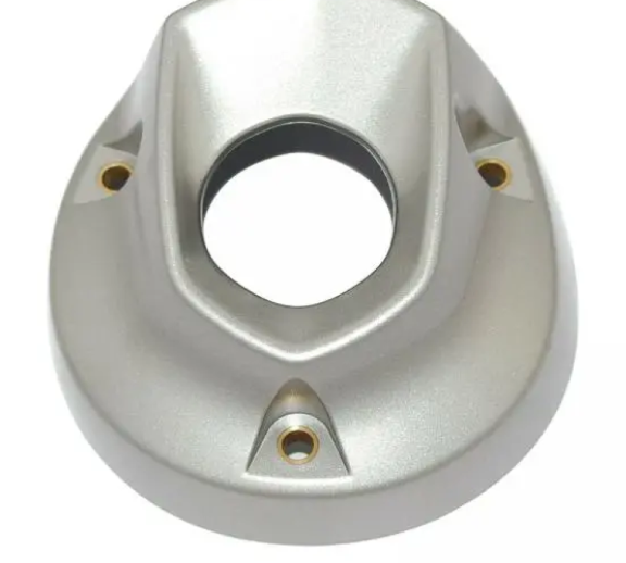 Silencer End Cap for yamaha fzs (silver)-GENUINE