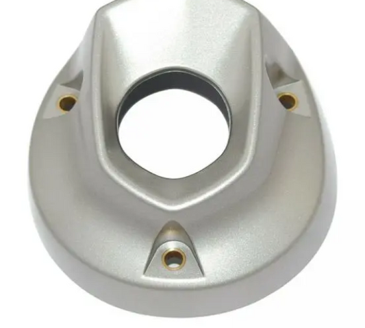 Silencer End Cap for yamaha fzs (silver)-GENUINE