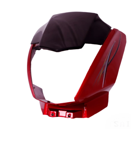 Head Light Visor/mask for mahindra Centuro( Red)-MAHINDRA