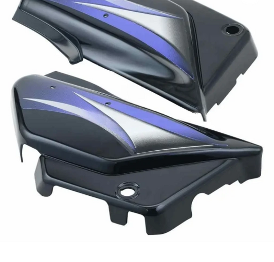 Side Panel/cover for hero Splendor Pro (Black blue Stk)-GENUINE