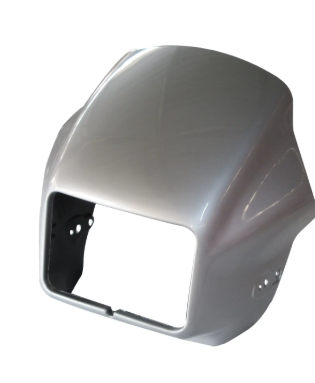 Head Light Visor/mask for hero splendor Plus (Silver)-HERO