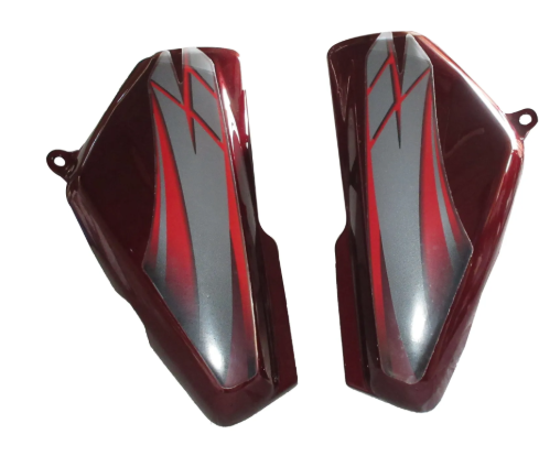 Side Panel/cover for hero Hf Deluxe (Wine Red)-GENUINE