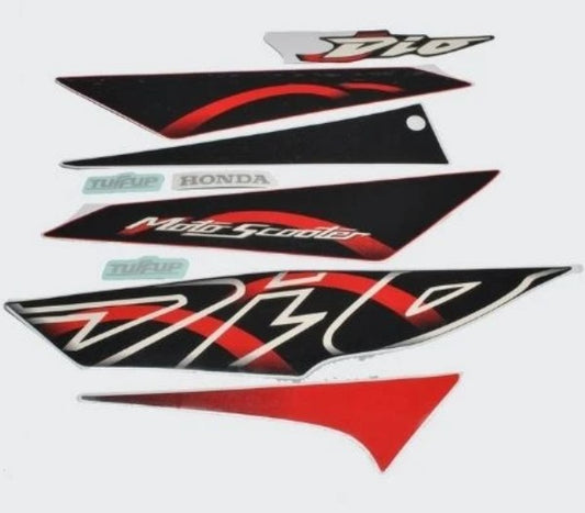 Sticker Set for Dio (T3) (Red Shield)-HONDA