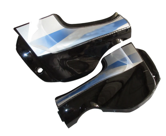 Side Panel/cover for tvs Victor Glx (Black blue Stk)-TVS