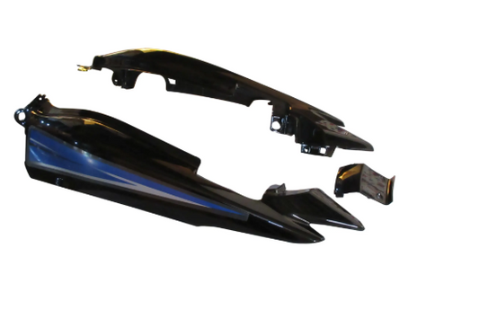 Tail Panel/seat Cowl or hero Passion Xpro (Black blue Stk)-GENUINE