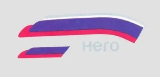 Sticker Set for Hero Splendor[Black Tank]-HERO