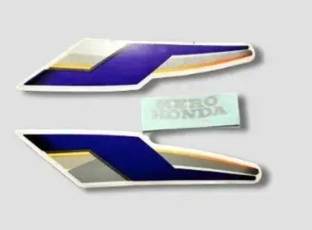 Sticker H.L.Firing  for Super Splendor [AW] [Black Tank-Blue]-ABK
