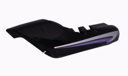 Tail Panel/seat Cowl for hero Splendor Plus( Latest  Black purple Stk)-GENUINE
