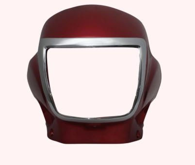 Head Light Visor/mask for tvs ( Red)-TVS