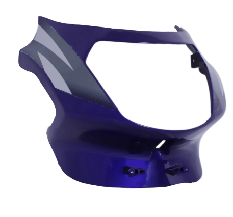 Head Light Visor/mask for tvs Victor Glx ( Blue)-TVS