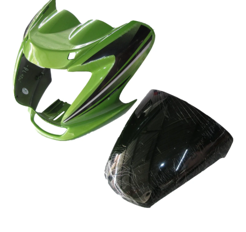 Head Light Visor/mask for hero Passion Pro (Green)-HERO