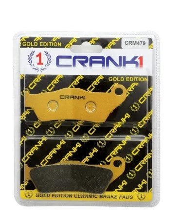 BrakePads for bajaj pulsar ns160 (bs4 plus bs6 abs plus non abs 2017 to 2025 front crm479)-BAJAJ