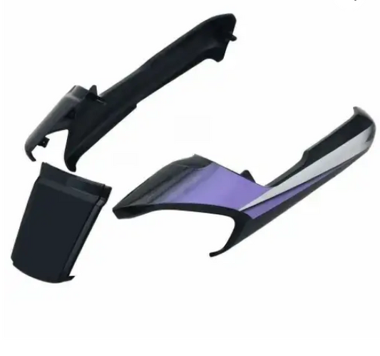 Tail Panel/seat Cowl for hero Hf Deluxe (Black blue Stk)-GENUINE