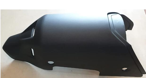 Silencer Plate for yamaha  fzs (black)-GENUINE