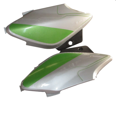 Side Panel/cover for hero Splendor I-smart (Silver Green Bike)-GENUINE
